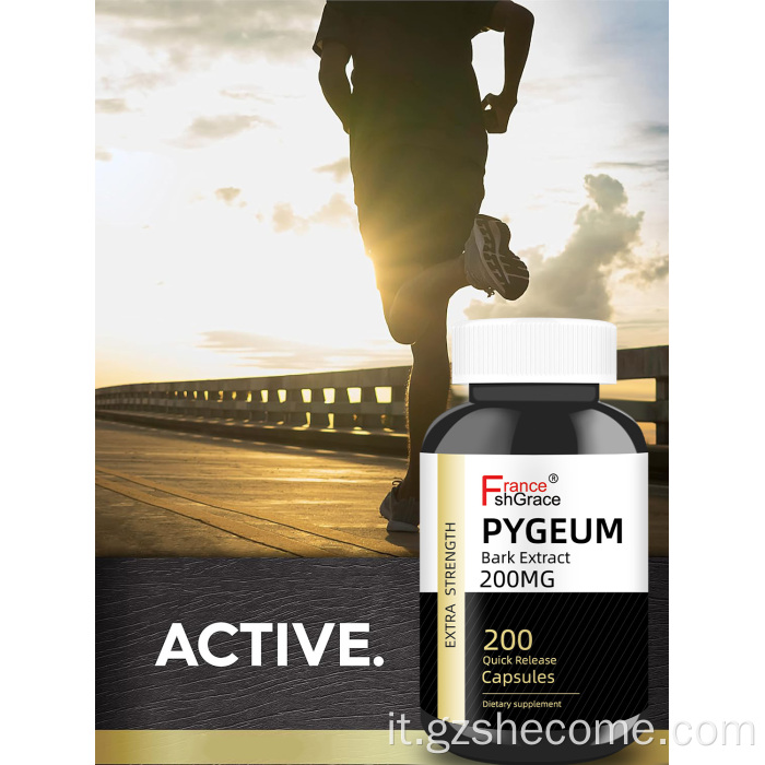 Le capsule Pygeum di alta qualità supportano sane